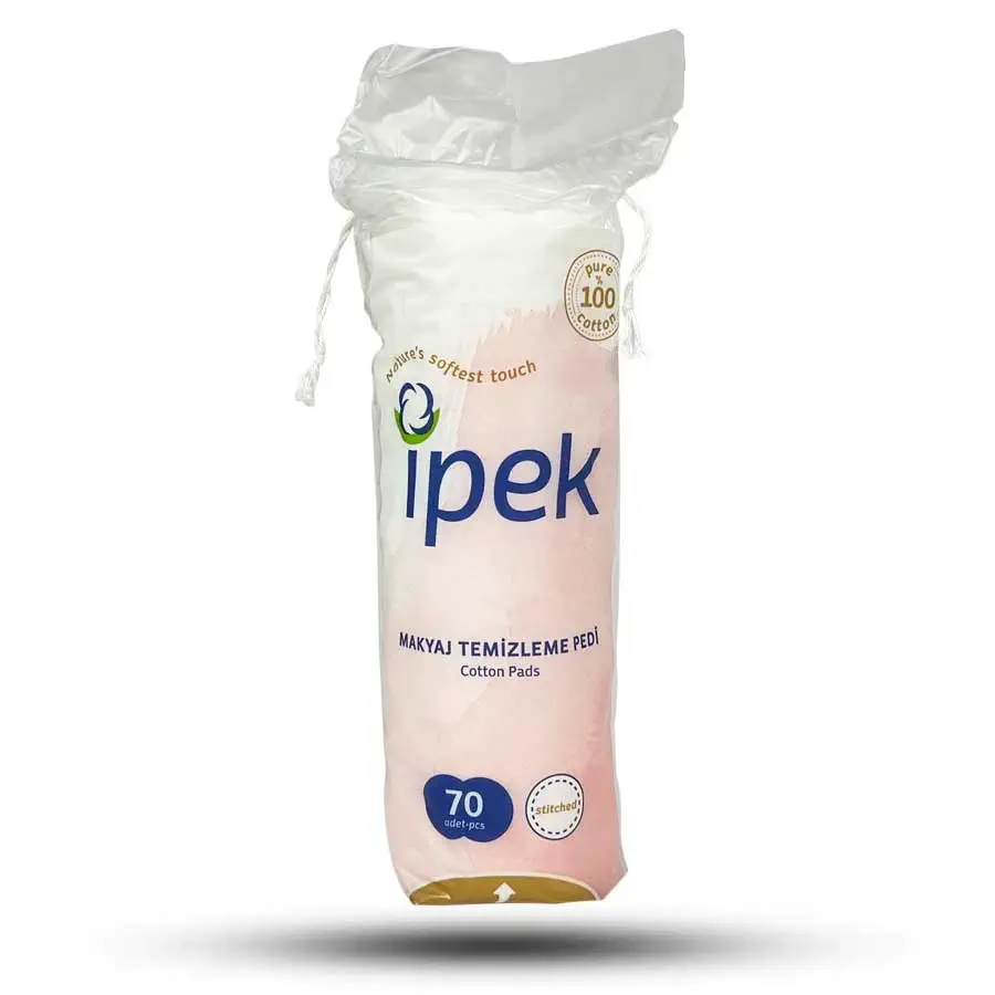 پد آرایش پاک‌کن ایپک (ipek) بسته 70 عددی