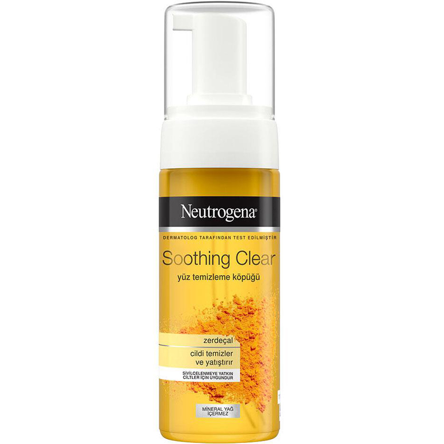 فوم شستشو زردچوبه نوتروژینا مدل Soothing Clear حجم 150 میل