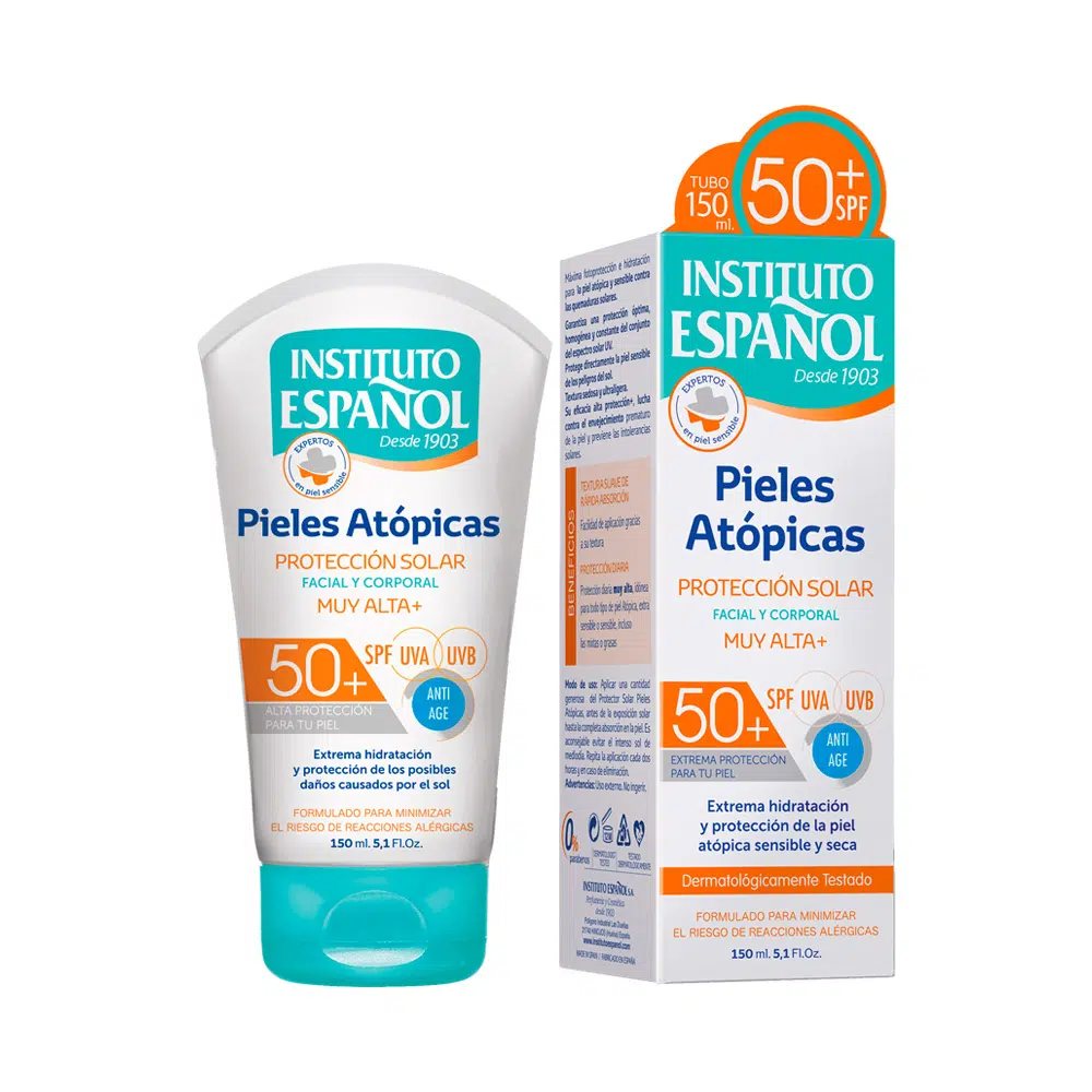 کرم ضد آفتاب آتوپیک اسپانول با SPF+50 حجم 150 میل