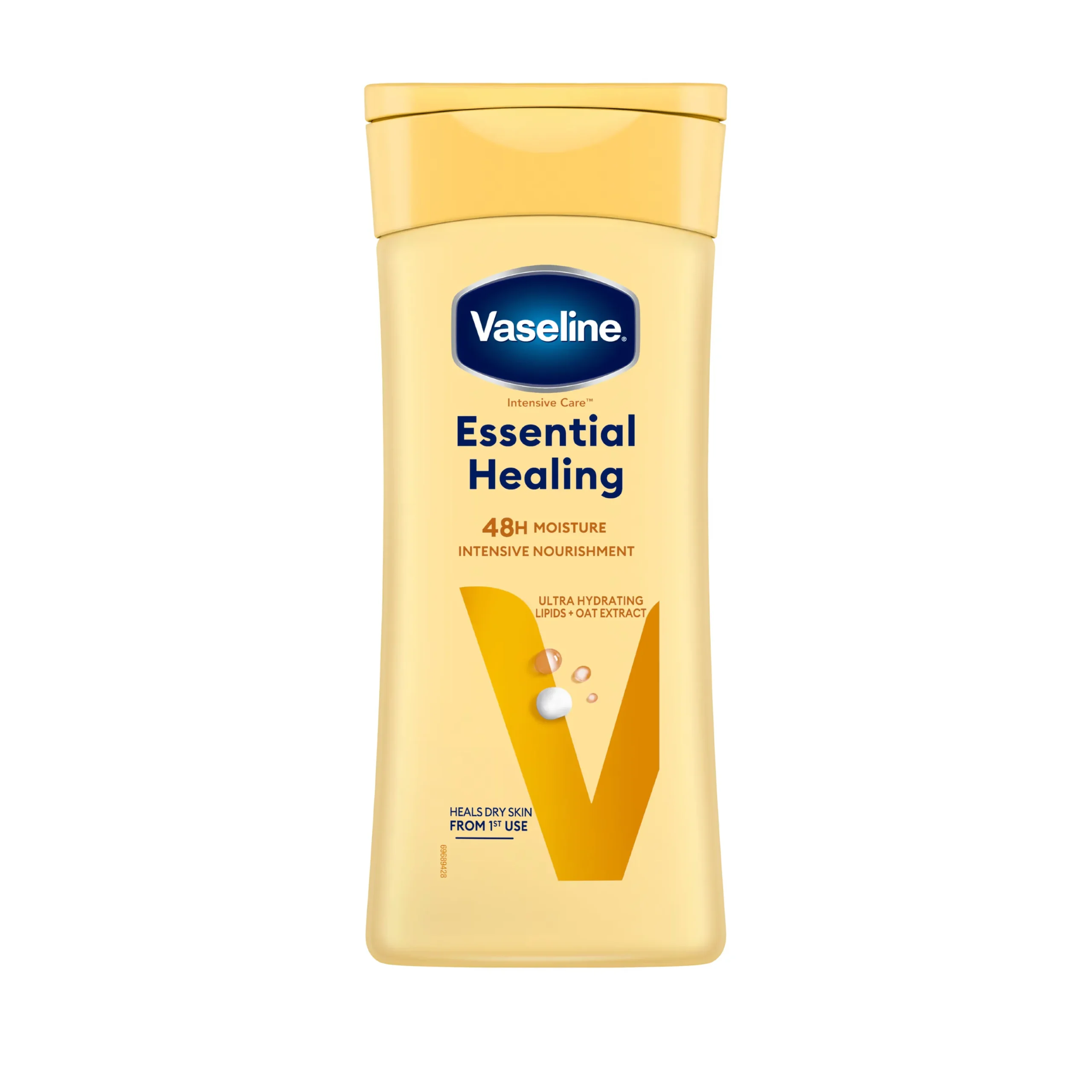 لوسیون بدن وازلین حاوی جو دو سر Essential Healing مخصوص پوست خشک 200 میل