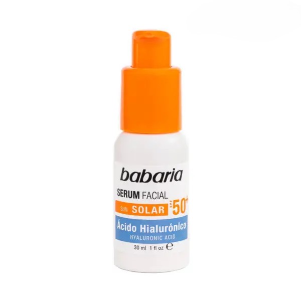سرم ضد آفتاب باباریا SPF50 حاوی هیالورونیک اسید حجم 30 میل