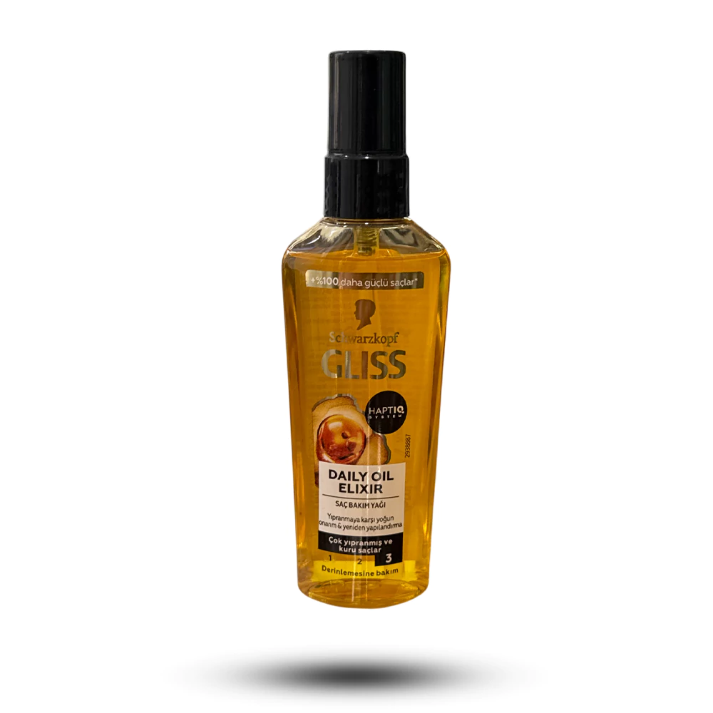 روغن مو گلیس Daily Oil Elixir مناسب موهای خشک و آسیب‌دیده 75 میل